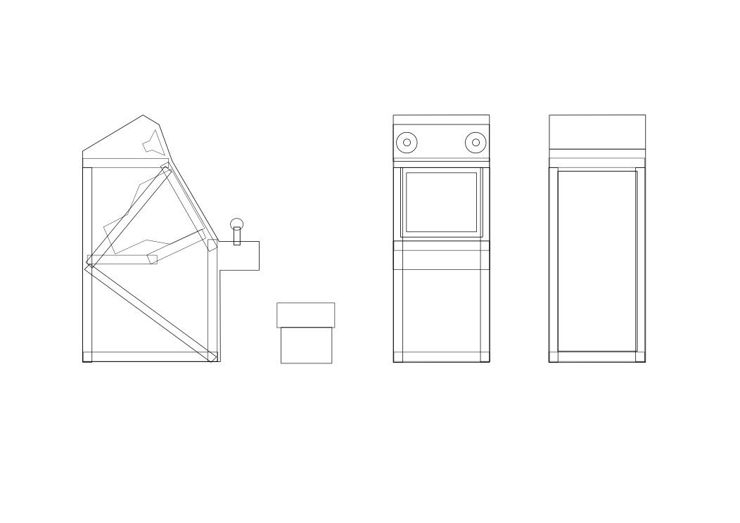 mueble arcade